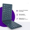 Evo Bytes Blue Ergonomic Foldable Bluetooth Travel Keyboard - 4 of 4