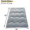 Japanese Floor Mattress, Futon Mattress 3" Thicken Comfortable Foam, Foldable Tatami Mat Sleeping Pad, Portable Floor Mattress Sleeping Pad - 2 of 4