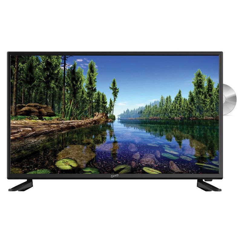 Supersonic® SC-3222 32-Inch-Class Widescreen 720p LED HDTV with Built-in DVD Player, 1 of 8