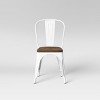 Set of 2 Carlisle High Back Wood Seat Dining Chair Matte White - Threshold™ - image 3 of 4