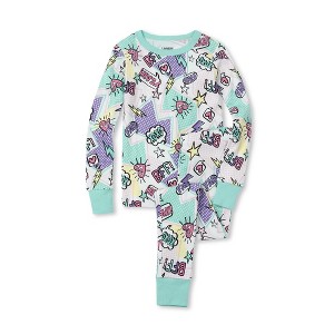 Lands' End Kids Pattern Snug Fit Pajama Set - 1 of 2