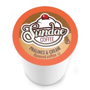Sundae Ice Cream Flavored Coffee Pods,2.0 Keurig,Pralines and Cream,48 Count - 1 of 4