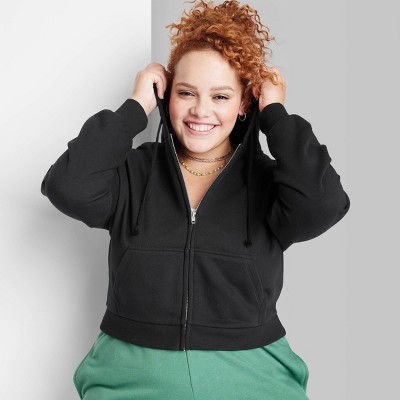 Women's Cropped Sweatshirt - Wild Fable™ Gray M : Target