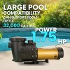 XtremepowerUS 1.75HP Inground Swimming Pool Pump Large Strainer 230v Replacement - 4 of 4