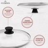 Glass Lids Set - 8"+10"+12"-Inch, Compatible with Lodge Cast Iron - Fully Assembled Tempered Replacement Covers, Oven Safe. - 3 of 4
