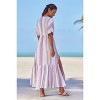 Women's Striped V-Neck Maxi Dress - LASCANA - 3 of 4