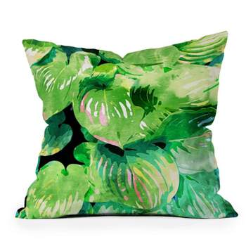 16"x16" 83 Colors of the Jungle Square Throw Pillow Oranges - Deny Designs