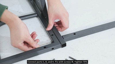 White L-Shaped Z-Shape Gaming Desk with P2 Particleboard