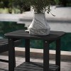 Emma and Oliver Two Tier Polyresin Adirondack Side Table - All-Weather for Indoor/Outdoor Use - 4 of 4