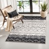 Lahome Machine Washable Moroccan Print Floor Mat-Boho Ultra Thin Soft Rug for Living Room, Bedroom, or Dorm - 2 of 4