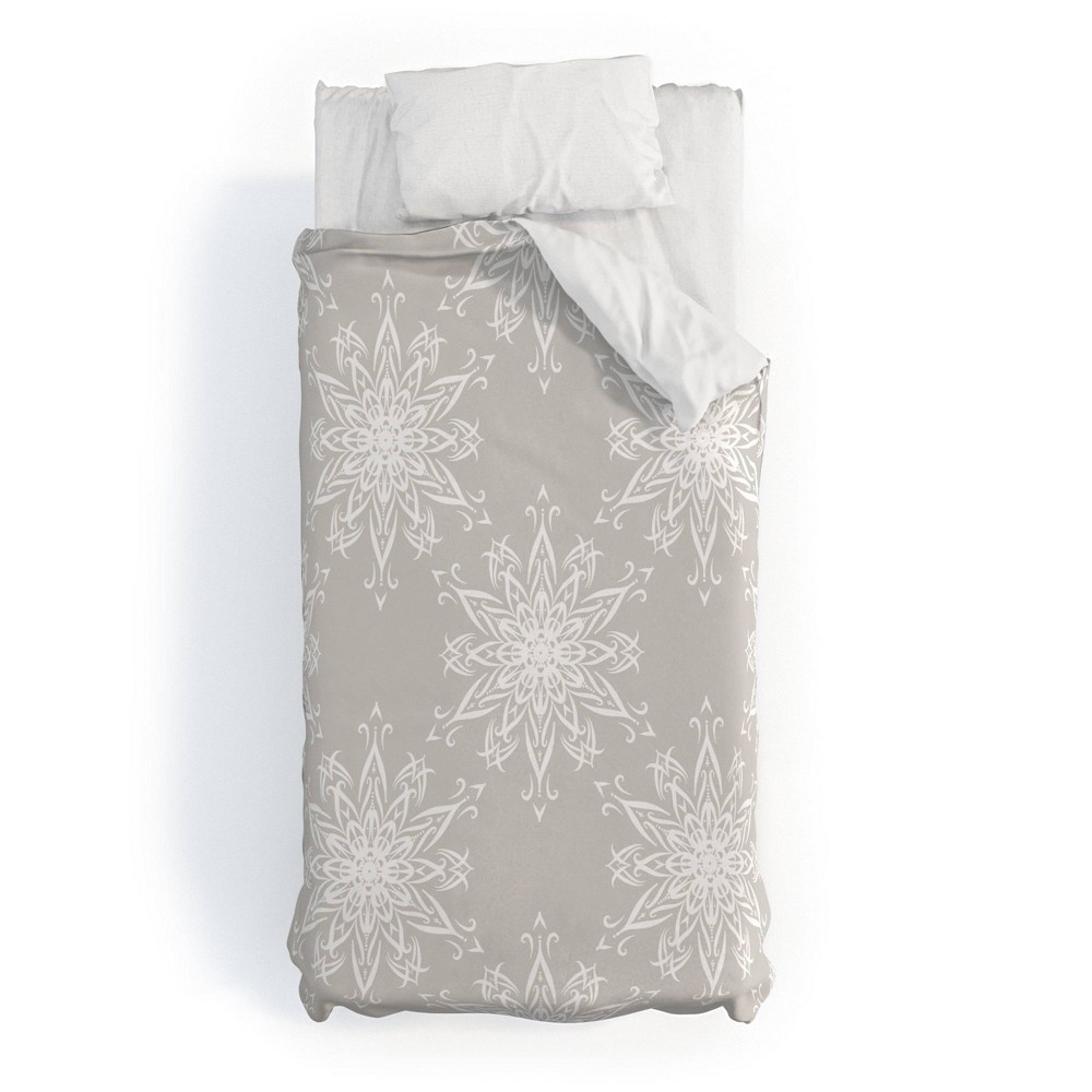 Photos - Bed Linen Twin XL Lisa Argyropoulos La Boho Snow Polyester Duvet Cover + Pillow Sham