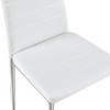 Ridstar 4 Piece Modern Dining Chairs, Armless Chair For Dining Room-White - 3 of 4