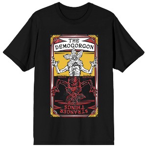 Bioworld Stranger Things Demogorgon Tarot Card Graphic Tee | DTG
