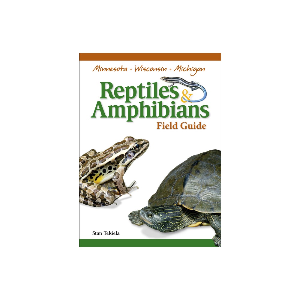 Reptiles & Amphibians of Minnesota, Wisconsin and Michigan Field Guide - by Stan Tekiela (Paperback)