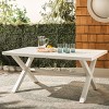 Core Dining Table - Indoor/Outdoor - PAT4053 - White - Safavieh - 3 of 4