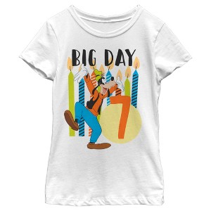 Girl's Disney Goofy 7th Birthday T-Shirt - 1 of 4