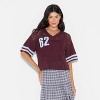 Women's Short Sleeve Jersey Pullover Sweater - Wild Fable™ - 2 of 3