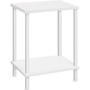 End Table, Small Side Table, Nightstand with 2-Layer Storage Shelves, Stable Frame, Easy Assembly - 1 of 4