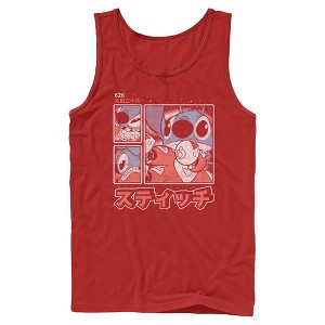 Men's Lilo & Stitch Comic Book Panels Tank Top - 1 of 4