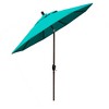 9' Pacific Trail Patio Umbrella Push Button Tilt Crank Lift Sunbrella - California Umbrella - 2 of 3