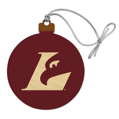 University of Wisconsin - La Crosse University Primary Logo Wood Christmas Tree Holiday Ornament