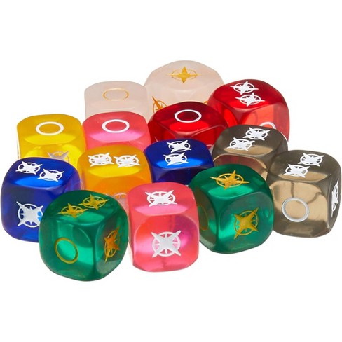 Renegade Game Studios Power Rangers: Heroes of The Grid Ranger Dice Set, 14 Translucent Dice, Ages 14+ - image 1 of 4