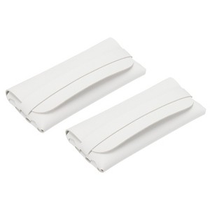Unique Bargains Soft PU Leather Eyeglass Sunglass Case Portable Glasses Pouch 2 Pcs - 1 of 4