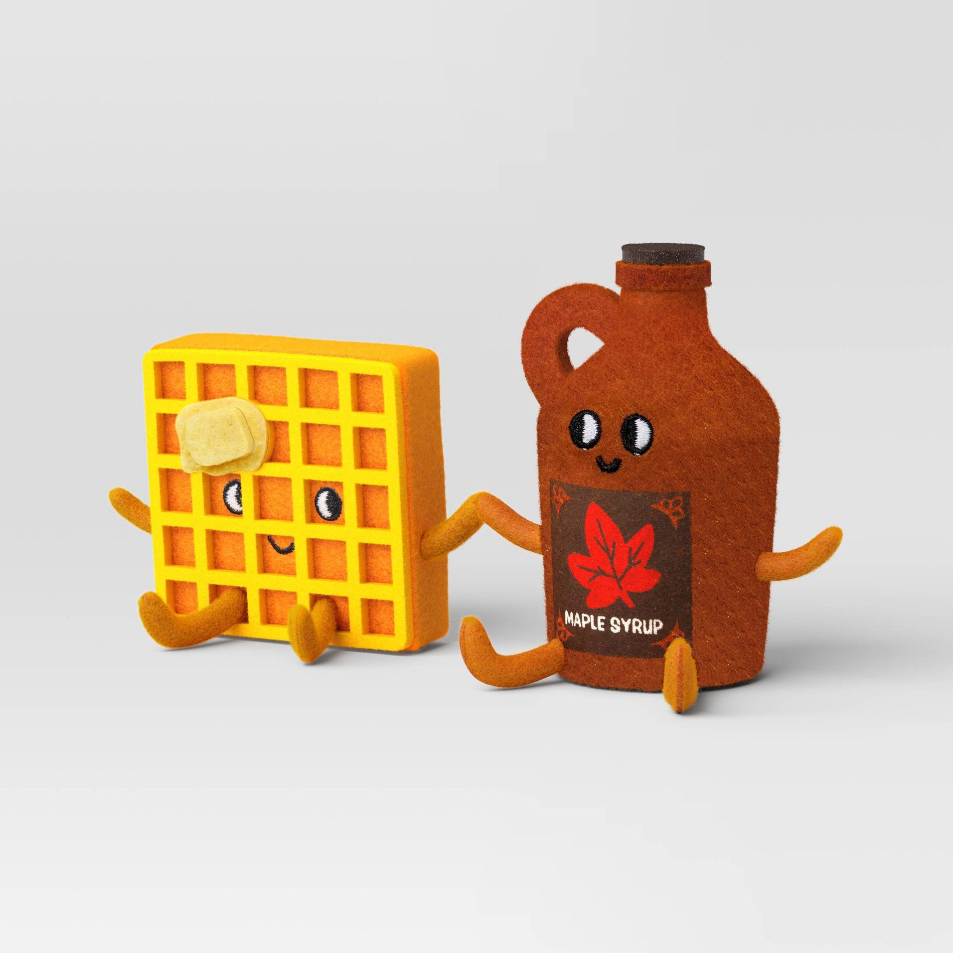 Christmas Felt Duo Figural Waffle and Maple Syrup - Wondershop™