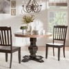Delaney Two Toned Round Solid Wood Top Dining Table - Inspire Q - 2 of 2