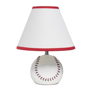 11.5" SportsLite Tall Athletic Sports Base Bedside Table Desk Lamp - Simple Designs - 1 of 4