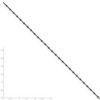 Black Bow Jewelry 2.5mm Stainless Steel Antiqued Fancy Cable Chain Necklace - 2 of 4