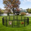 Yaheetech 16 Panels Dog Playpen Panels Metal Pet Exercise Barrier Outdoor Indoor, Black - 2 of 4