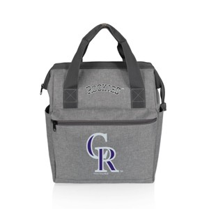 MLB Colorado Rockies Insulated Cooler Backpack: Zip Closure, Adjustable Straps, 16-Can Capacity - 1 of 3