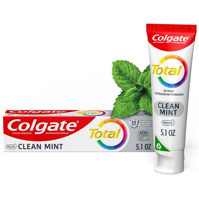 Colgate Total Toothpaste - Clean Mint - 5.1oz, 1 of 10