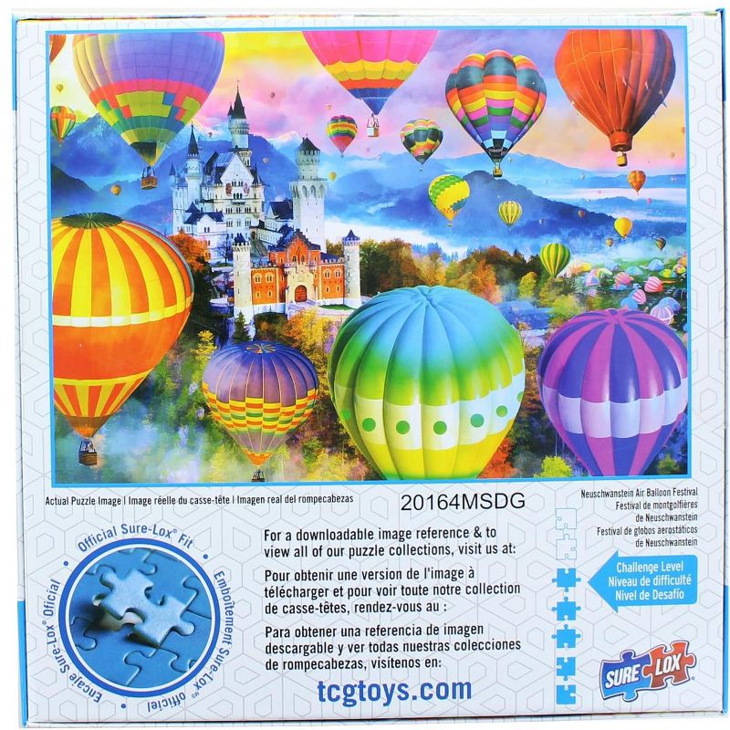 The Canadian Group Romantic Holiday 1000 Piece Jigsaw Puzzle | Neuschwanstein Air Balloon Festival, 2 of 7