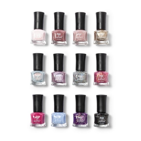 Defy Inspire 12 Days Of Nail Color Nail Polish Set Target