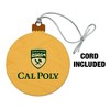 Cal Poly Primary Logo Wood Christmas Tree Holiday Ornament - 2 of 4