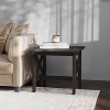 Emma and Oliver Solid Wood Farmhouse Style End Table - 2 of 4