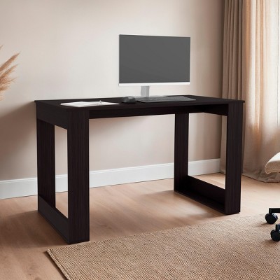 INFURNIC Desks Writing Desk with Ample Workstation Sturdy Legs and Stylish Sophisticated Design, Black, 23.6"*47.2"*28.7"