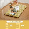 Twin Size Japanese Futon Mattress - Magnolia Flower Design Floor Mattress, 3" Foldable & Portable for Bedroom, Guest Room, Camping - 4 of 4