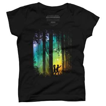 Girl's Design By Humans Born to Run By DBHOriginals T-Shirt