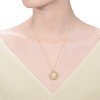 Guili Sterling Silver 14K Gold Plated Necklace with Freshwater Pearl Pendant, a delicate and timeless piece for every jewelry collection. - 3 of 3