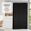 Hearth & Harbor Waffle Shower Curtain for Bathroom - 72x72 Heavy Duty Bathroom Curtain - 2 of 4