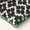 Spade Floral Throw Pillow Black/Cream/Green - kate spade new york x Target - 3 of 3