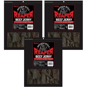 Buffalo Bills 7oz Premium Reaper Beef Jerky Packs (three 7oz beef jerky packs) - 1 of 4