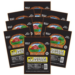 Buffalo Bills 1.5oz Double Habanero Country Cut Beef Jerky - Ten 1.5oz Packs - 1 of 4