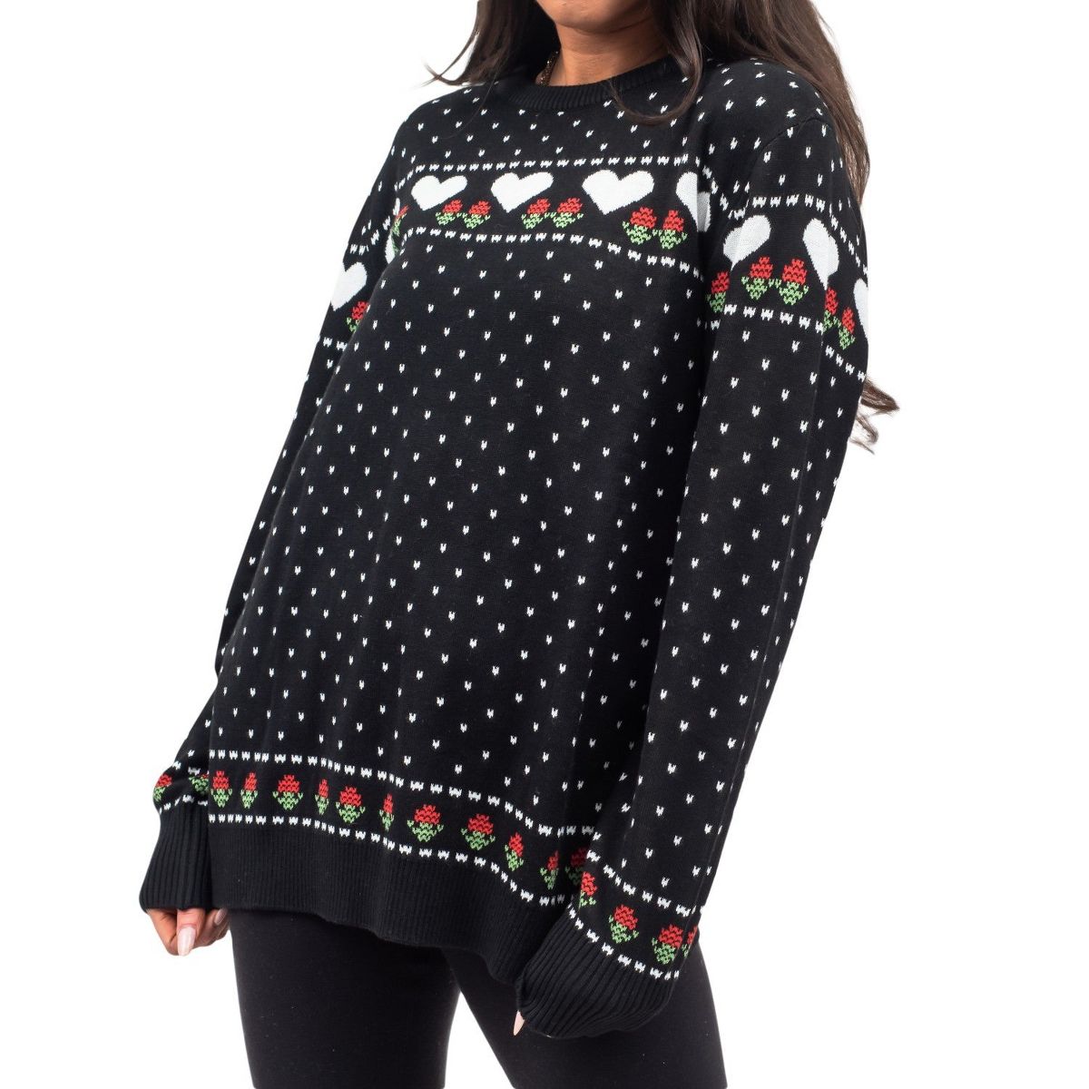 Costume Agent Adult Ellen Griswold Christmas Vacation Movie Ugly Christmas Sweater - Black - thumbnail 6