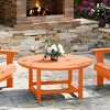 WestinTrends Malibu Low Outdoor HDPE Round Patio Coffee Table - 2 of 4