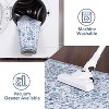 Washable Floral Print Area Rug - Soft Boho Carpet Non-Slip Low Pile Large Accent Rug for Living Room Bedroom Nursery Dining Room - 4 of 4