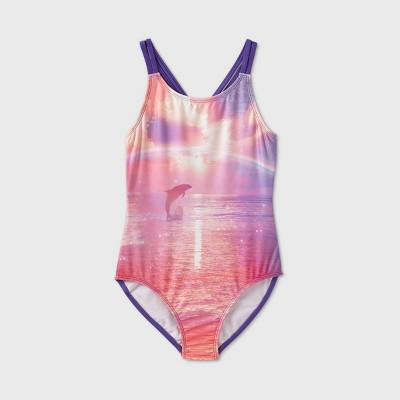 girls dolphin swimsuit